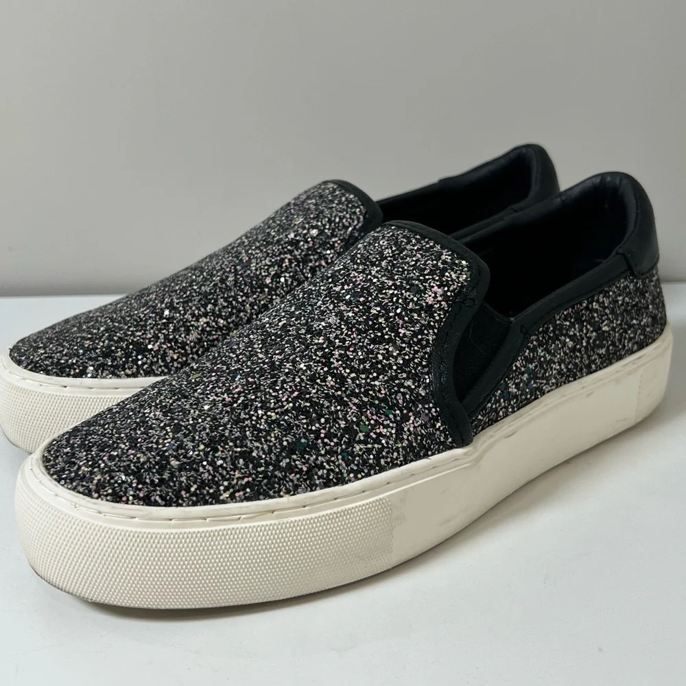 UGG Black Multi-Glitter Slip-On Shoes - Picture 10 of 15